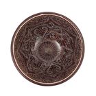 Супник средний «Косуля», риштанская роспись, 18 см, коричневый - Фото 2