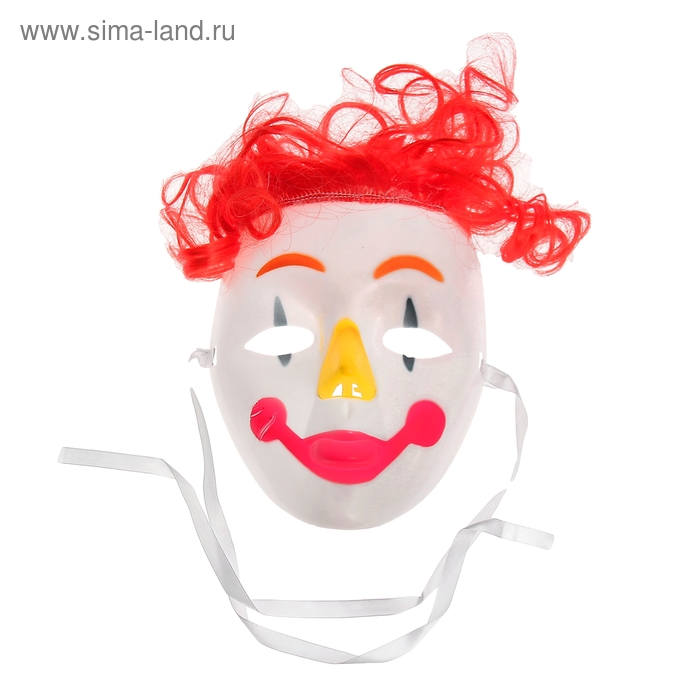 Карнавальная маска "Клоун", цвета МИКС - Фото 1