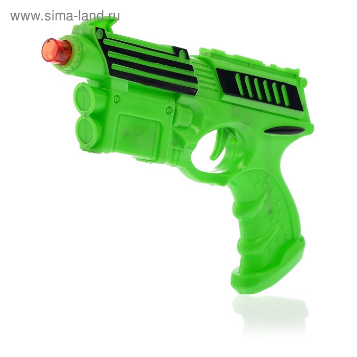 Пистолет «Супер пушка», световые и звуковые эффекты, работает от батареек, цвета МИКС - Фото 1