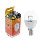 Лампа светодиодная Ecola, G45, 7 Вт, Е14, 2700 К, прозрачный шар с линзой, теплый белый - Фото 1
