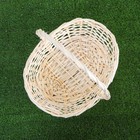 Корзина плетёная для хранения Tonga, ива, овальная, белая, набор 3 шт. - Фото 7