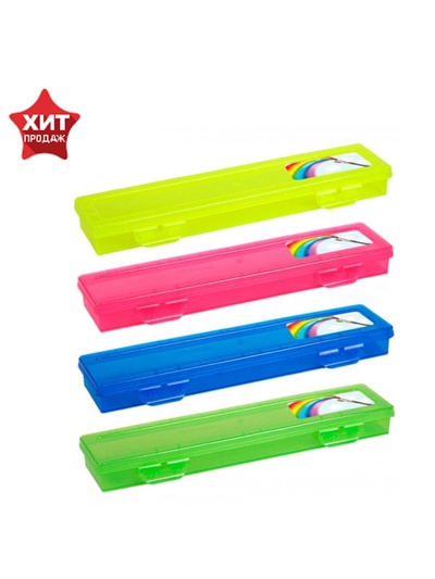 Пенал для кистей Стамм Primavera, 350×85×35 мм, футляр пластиковый, микс (цена за 1 шт.)