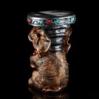 Подставка декоративная "Слон", бронза, покрытие лак, гипс, 43 см, микс - Фото 7