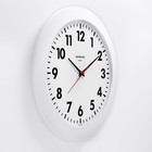 Часы настенные, серия: Классика, плавный ход, d=30 см, белый обод - Фото 2