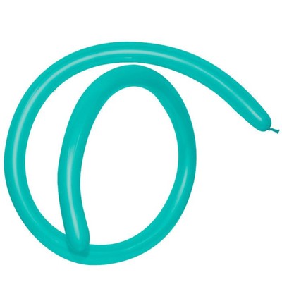 Шар для моделирования 260, пастель, набор 100 шт., цвет бирюзовый