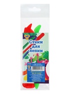 Стеки для лепки Calligrata, 4 шт., цветные, пакет с подвесом - Фото 2