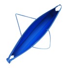 Папка для чертежей и рисунков А3, 470 х 335 х 50 мм, с ручками, пластиковая, молния сверху, 0.8 мм, ПМ-А3-35, синяя - Фото 4