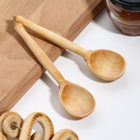 Ложка деревянная, чайная, варёная, без росписи, заготовка для творчества - Фото 3