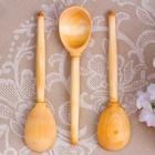 Ложка деревянная, чайная, варёная, без росписи, заготовка для творчества - Фото 5