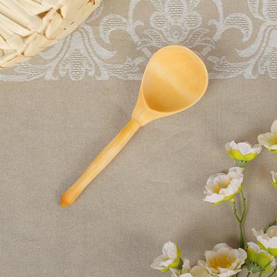 Ложка деревянная, полубаская, варёная, без росписи, заготовка для творчества