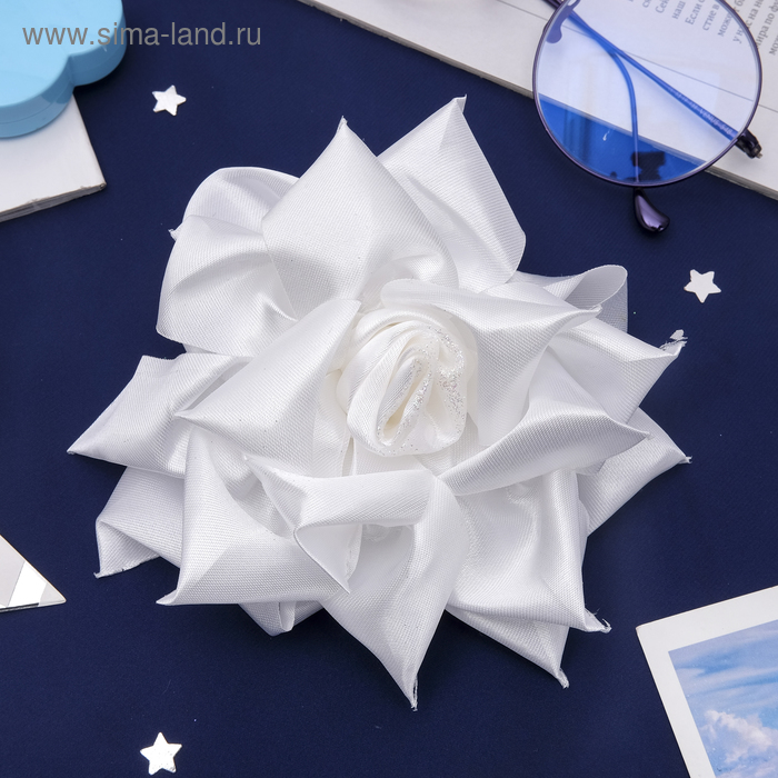 Бант школьный атласный 13 см - Фото 1