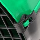 Переноска для животных "Сириус", 33,5 х 31 х 50 см, цвет зелёный - Фото 5