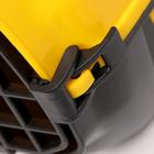 Переноска для животных "Сириус", 33,5 х 31 х 50 см, цвет жёлтый - Фото 5