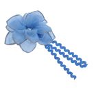 Бант школьный стразы цвет микс 9,5 см - Фото 1