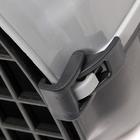 Переноска для животных "Сириус", 33,5 х 31 х 50 см, цвет серый - Фото 5