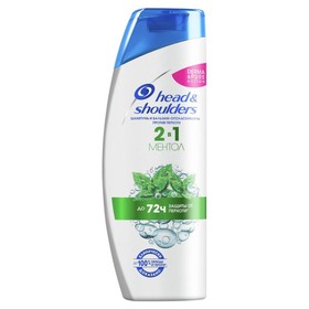 Шампунь и бальзам-ополаскиватель 2 в 1 Head & Shoulders "Ментол", 400 мл 1227247