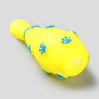 Игрушка пищащая "Кегля" для собак, 14 см, микс цветов - Фото 2