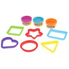 Тесто для лепки 3 цвета по 30 гр. + 6 предметов "Формы", цвета МИКС - Фото 3