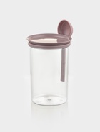 Банка для сыпучих продуктов Полимербыт, 700 мл, с ложкой, прозрачная, пластик, МИКС - Фото 3