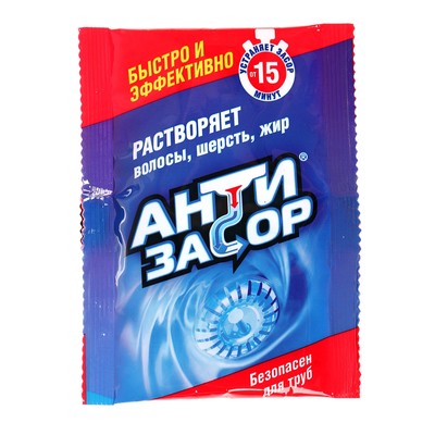 Средство гранулированное для удаления засора в трубах «Антизасор», 70 г