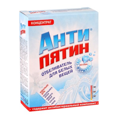Отбеливатель "Антипятин", порошок, кислородный, для белых тканей, с энзимами, 120 г
