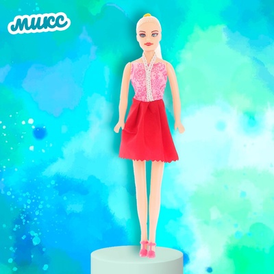 Кукла-модель «Оленька» в вечернем платье, МИКС