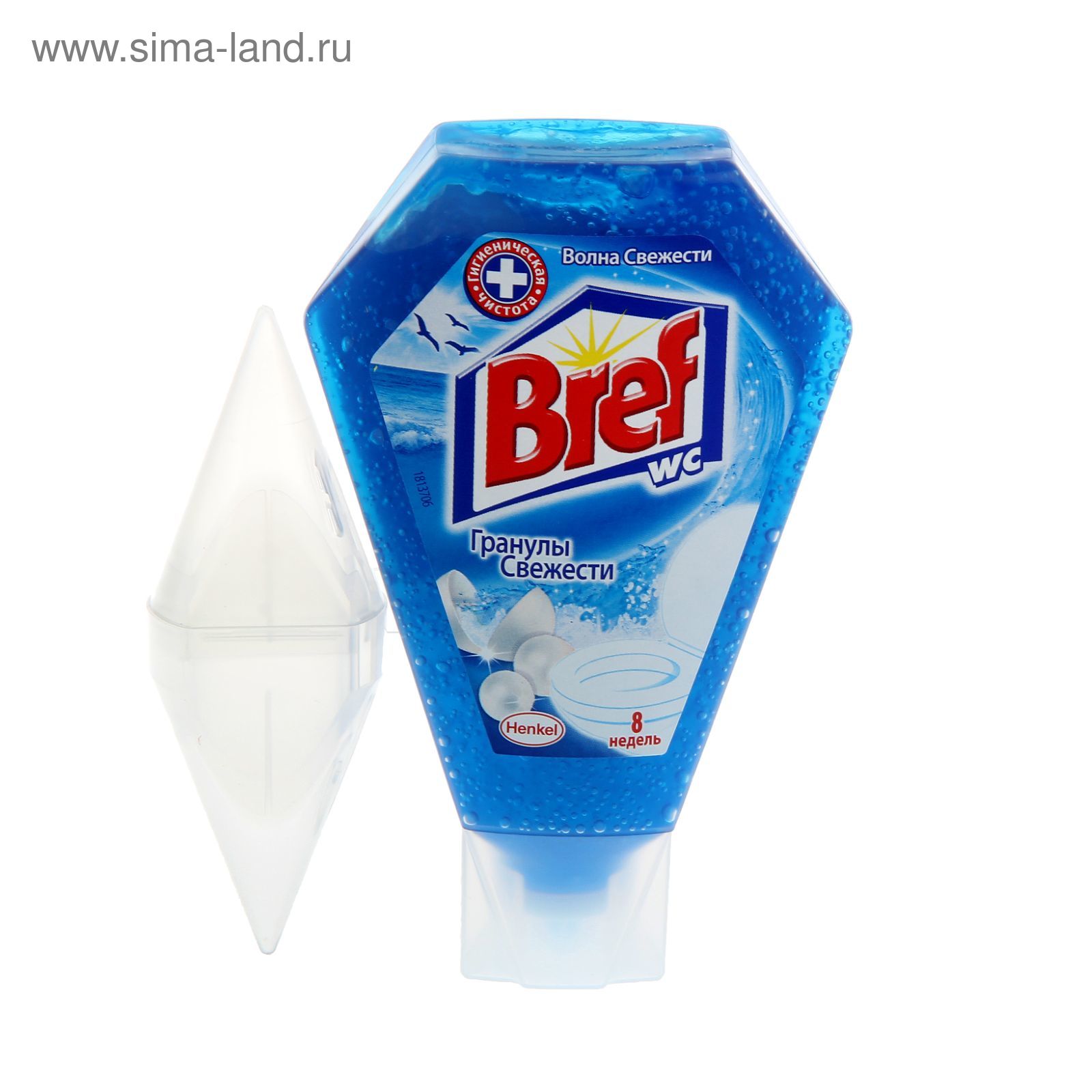 Гель для чистки и свежести унитаза Bref WC-Gel «Волна свежести», 200 мл ...