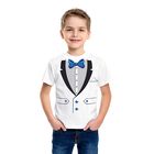 Футболка детская Collorista "Джентельмен" рост 122-128 см (34), 7-8 лет - Фото 1