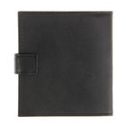 Кредитница двухрядная с застежкой на кнопке, на 72 карточек, чёрная - Фото 3