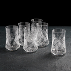 Набор стаканов хрустальных для напитка «Мельница», 200 мл, 6 шт - фото 4550758