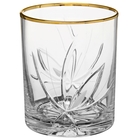 Набор стаканов для виски 330 мл "Цветок", 6 шт, отводка золотом - Фото 2