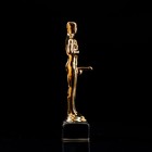 Статуэтка "Оскар-самец", покрытие булат, 25 см - Фото 3