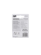 Батарейка солевая GP Greencell Extra Heavy Duty, 6F22-1BL, 9 В, крона, блистер, 1 шт. - Фото 3