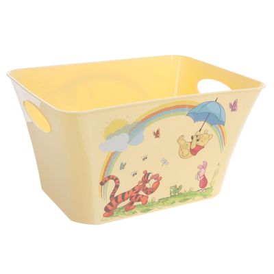 Корзина для игрушек "Винни Пух", 11 л, цвет банановый
