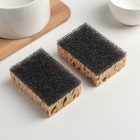 Набор губок кухонных «Бубблер», 9,6×6,4×3,3 см, 4 шт - Фото 2