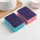 Набор губок кухонных «Брик», 9,6×6,4×3,7 см, 5 шт - Фото 2