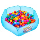 Шарики для сухого бассейна с рисунком, диаметр шара 7,5 см, набор 30 штук, разноцветные - фото 68818365