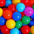 Шарики для сухого бассейна с рисунком, диаметр шара 7,5 см, набор 150 штук, разноцветные - фото 9300380