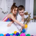 Шарики для сухого бассейна с рисунком, диаметр шара 7.5 см, набор 60 штук, разноцветные - Фото 10