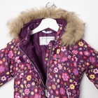 Комплект для девочки (куртка +полукомбинезон), рост 92 см (56), цвет фиолетовый CB 9C001 - Фото 3