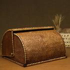 Хлебница с крышкой «Лилии», 32×25×19 см, береста - Фото 2