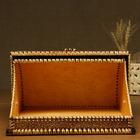 Хлебница с крышкой «Лилии», 32×25×19 см, береста - Фото 3