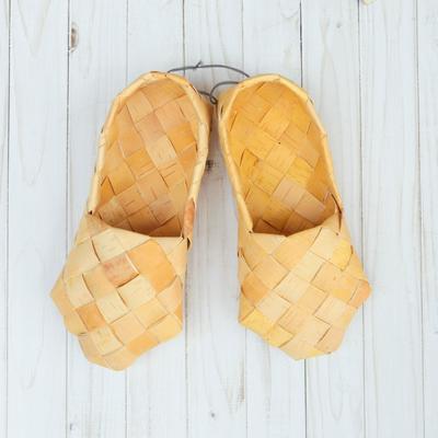 Лапти сувенирные на подвесе, настенный декор, р-р 37-39