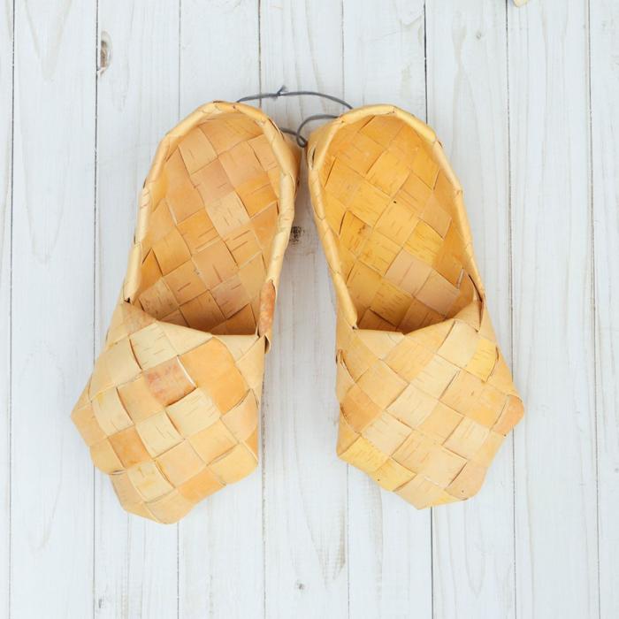 Лапти сувенирные на подвесе, настенный декор, р-р 37-39 - Фото 1