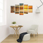 Картина модульная на подрамнике "Рассвет" 2-43х25, 2-58х25, 1-72х25 см, 75х135 см - Фото 2