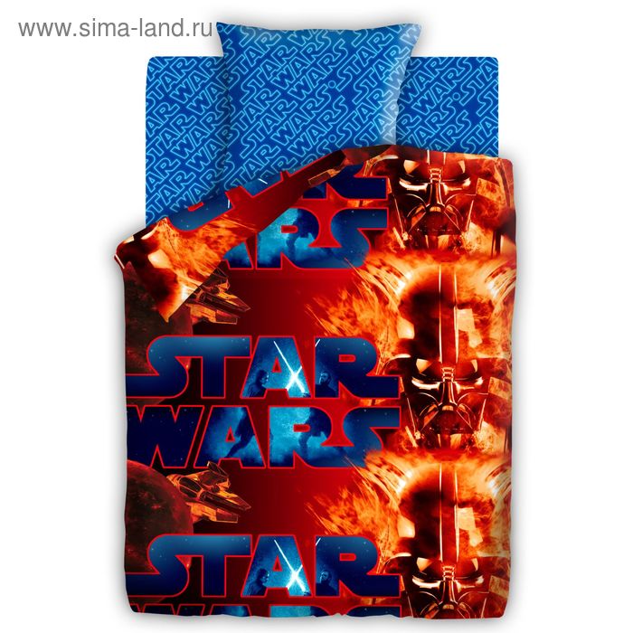Постельное бельё 1,5 "Star Wars" Дарт Вейдер - Фото 1