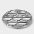 Форма для вареников Доляна, 7 ячеек (7.5×4 см), алюминий - Фото 9