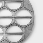 Форма для вареников Доляна, 7 ячеек (7.5×4 см), алюминий - Фото 2