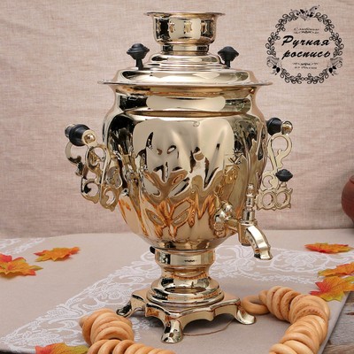 Самовар электрический «Золото», жёлудь, 3 л