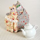 Набор для изготовления текстильной грелки на чайник "Кошки - Грелка", 21 см - Фото 1